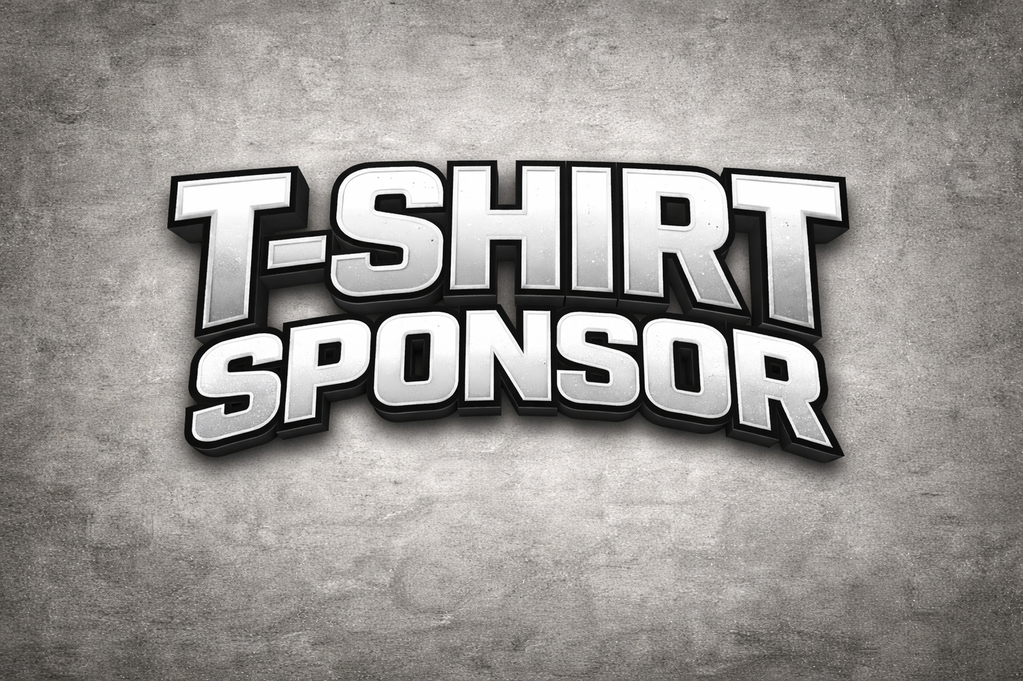 T-shirt sponsor